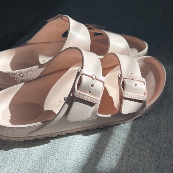 Birkenstock slip on sandals light pink 7/38EU - Picture 2 of 4